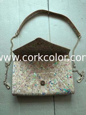 Wholesale Ladies Faction Shoulder Bag with Eco Cork  at Customized Size