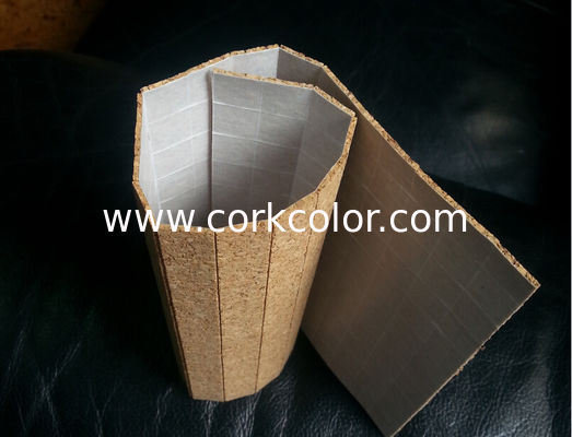 Cork pads on sheet for protective glass,25*25mm