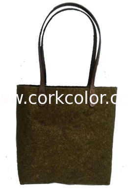 Black Color handbage, Promotional Style Women Cork Handbag for Wholesale