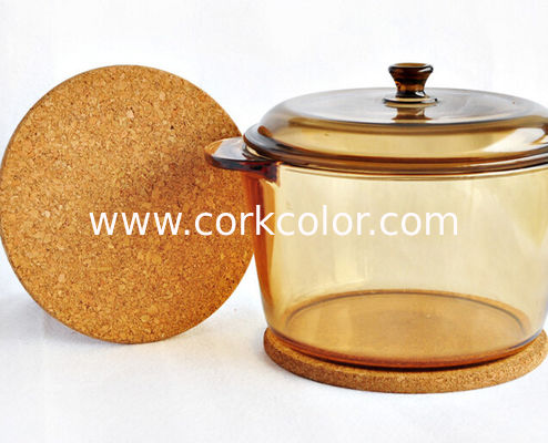 High Quality Cork Coaster with silkscreen shrink wrapped packing, customized size is available