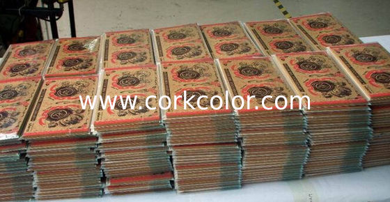 Thermal Transfer Printing logo, Nature Cork Coaster with silkscreen logo, good for heat insulation