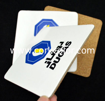 Hot selling promotional cork coaster Customized size and printed logo