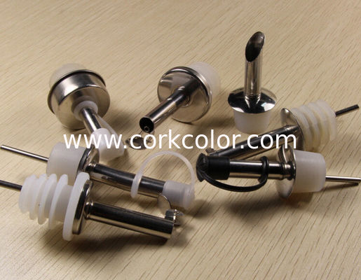 Promotional Stainless Steel Pourrer/Wine Pourer for for Ceramic/Olive Oil bottle