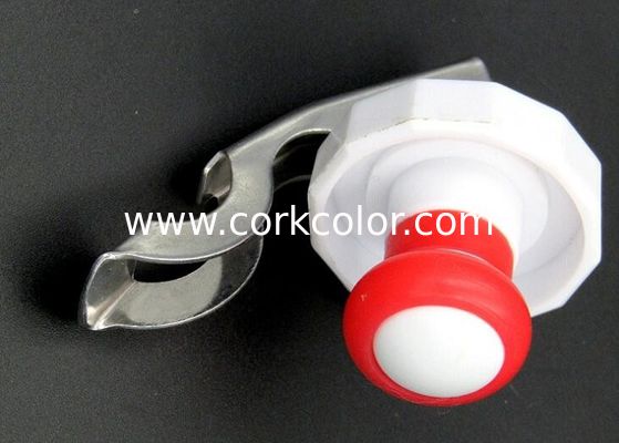 New Style Stainless Steel and Plastic Plug Lid for Wine Bottle
