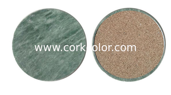Popular Good Quality Anti Slip Marble Stone Coaster Customized Size and Printed Logo