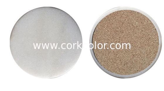 Popular Good Quality Anti Slip Marble Stone Coaster Customized Size and Printed Logo