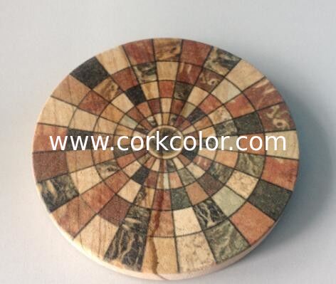2017 Popular 4‘’ Absorbent Sandstone Coaster Customized Size and Printed Logo