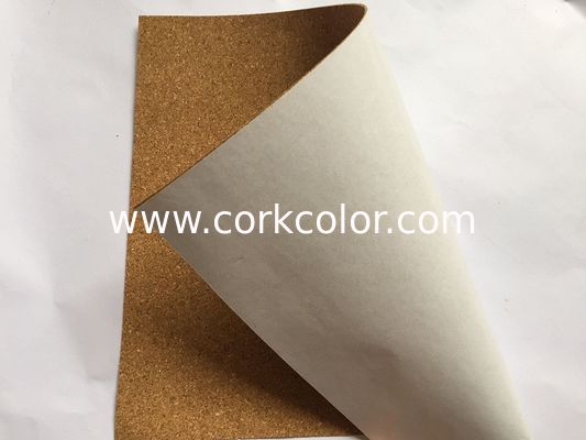 Good Quality Cork sheet with adhesive backer for hand craft usage