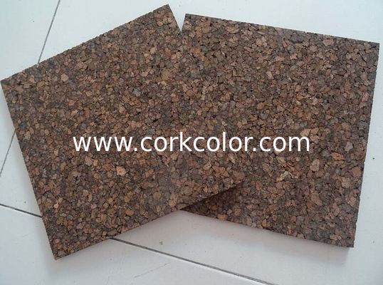 High Quality 4PK 12X12 DARK CORK TILES, 9.5 mm thicness