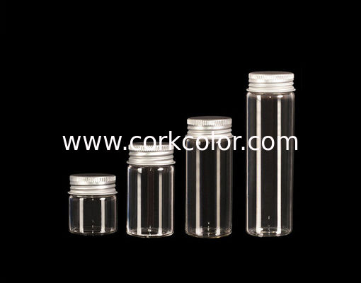 30mm Top Rated Clear Glass Jars Bottles with Aluminiu lid, Glass Bottles for Storage, Good Quality and Competitive Price