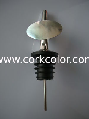Customized LOGO  Stainless Steel Oil Liquor Wine Bottle Pourer  Wine Bottle topper, Good Quality