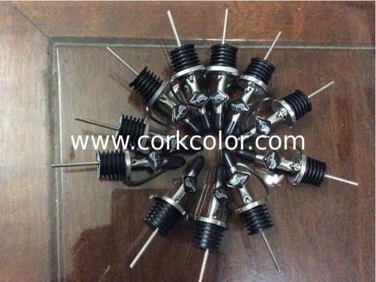 Custom LOGO Wine Pourer Stainless Steel Pourers for Oil Bottle, Good Quality and Competitive Price
