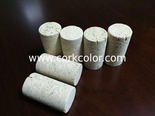 B Grade 1+1 Wine Cork Stopper & Champagne Cork 24*44MM with Fine Grain Agglomerated Cork Material
