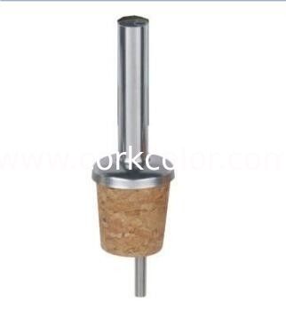 Easy to Use 304 Stainless Steel Olive Oil Liquor Wine Pourer with Cork Stopper