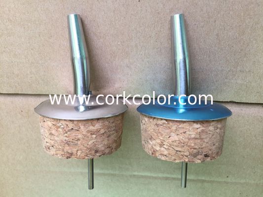 304 Stainless Steel Pourer with Pour Spout Good For 42mm Salad Dressing with Wider Cork