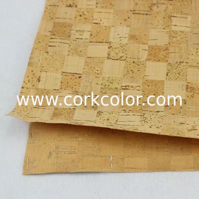 0.8mm Durable Nature Cork Fabric/Leather for Wall Decoration, Phone Cover and Note Book Making