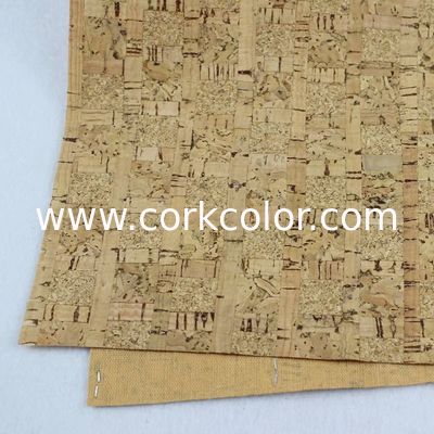 0.8mm Durable Nature Cork Fabric/Leather for Wall Decoration, Phone Cover and Note Book Making
