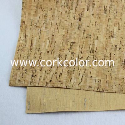 China Factory Hot Popular Nature Cork Fabric/Leather for Sofa Upholstery and Decorative Use