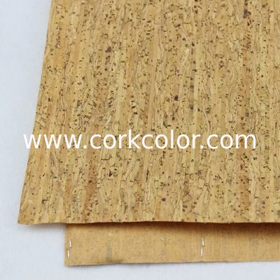 China Factory Hot Popular Nature Cork Fabric/Leather for Sofa Upholstery and Decorative Use