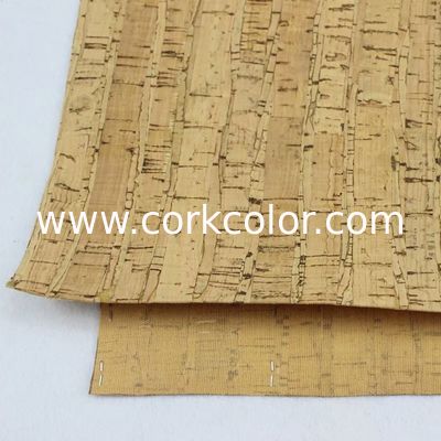 China Factory Hot Popular Nature Cork Fabric/Leather for Sofa Upholstery and Decorative Use
