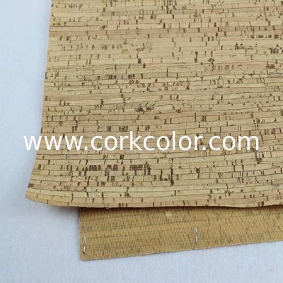 China Factory Hot Popular Nature Cork Fabric/Leather for Sofa Upholstery and Decorative Use