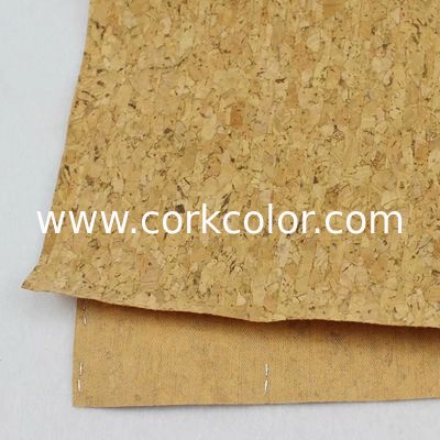 0.8mm Durable Nature Cork Fabric/Leather for Wall Decoration, Phone Cover and Note Book Making