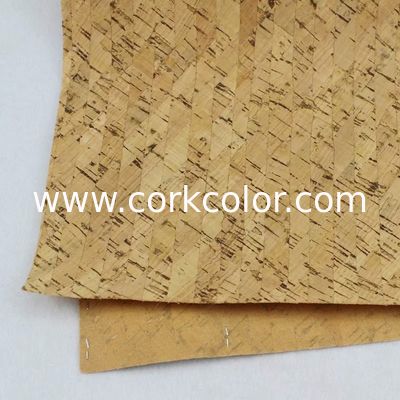 0.8mm Durable Nature Cork Fabric/Leather for Wall Decoration, Phone Cover and Note Book Making