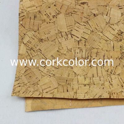 0.8mm Durable Nature Cork Fabric/Leather for Wall Decoration, Phone Cover and Note Book Making
