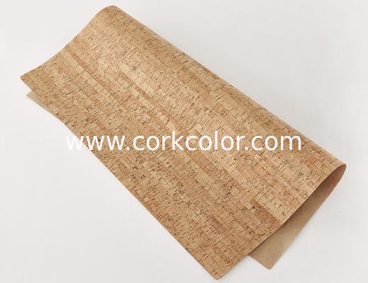 High Quality and Soft Cork Leather with Natural Cork Veneer and PU Backing for Bag, Sofa, Wall Decoration