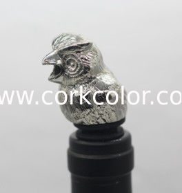 Popular Deer Head Wine Bottle Cork Pourer Stopper with Zin Alloy Material
