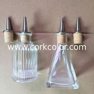 Factory Wholesale Dasher Cork Top Only Cork & 18/8 Stainless Steel