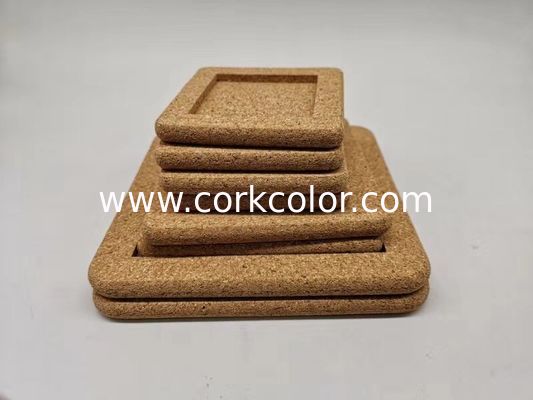Factory Wholesale Price 25*25cm Cork Base for Ceramic Tile, Coaster and Trivet