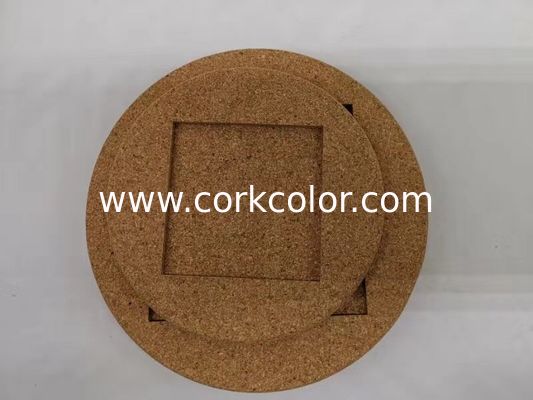 Factory Wholesale Price 25*25cm Cork Base for Ceramic Tile, Coaster and Trivet