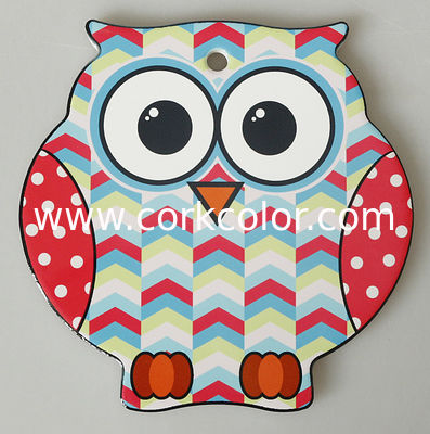 Factory Directly Shiny Square 16x16cm White Color Ceramic Pot Trivet with Cork Coaster/Bottom for Kitchen Pan