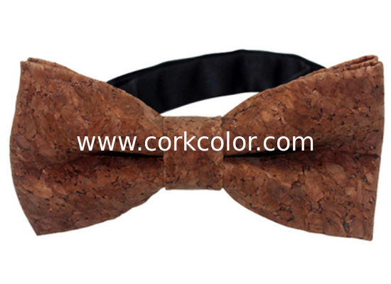 Factory Wholesale Men's Cork Bow Tie Adjustable to fit neck sizes from Length 11 inches to 20 inches