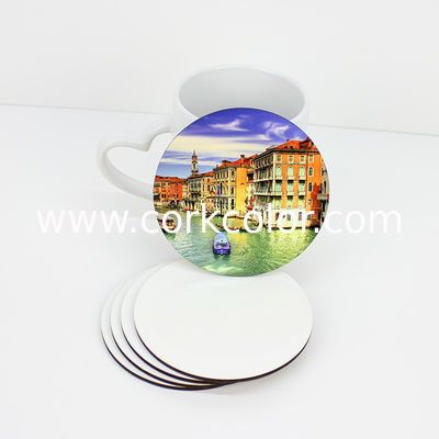 Hot Selling Diameter 90/95/100mm Sublimation MDF Blank Coaster or Customized Printing