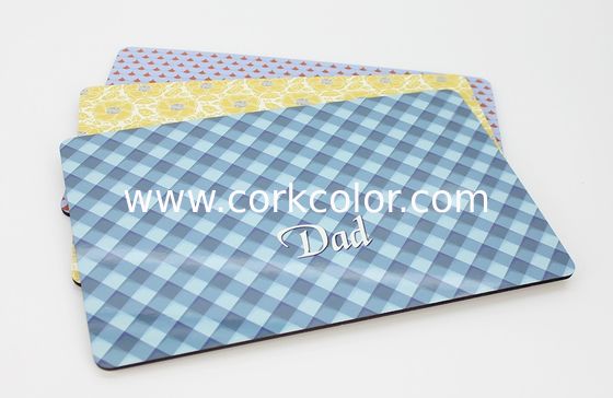 Personalized Printable Sublimation Blank Mdf Cork Placemat for Retail or Wholesale