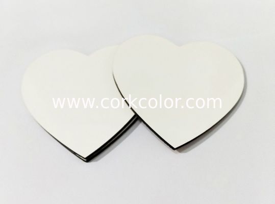 Amazing 100x100mm Delicate Heart Shape Sublimation MDF Blank Coaster for Wedding Gift