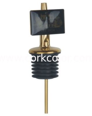 Wholesale Price Stainless Steel Pourer Spout with TPE Stopper for 27.5mm bottle in Silver or Gold color