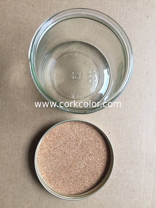 Environmental & Hot Sale Cork Liner Lid/Cap for glass jar cap,60mm,80mm