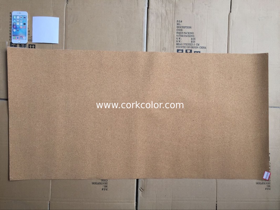 Eco Friendly Cork Sheet with Adhesive Backer for Kindergartenhand Craft Usage