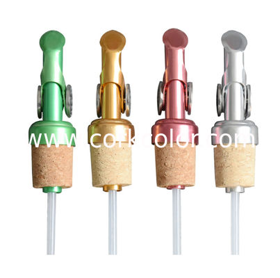 Caldo vendi l'olio pesato 12cm Pourer, il becco di chiusura di auto, 4 colori Siver disponibile/oro/rosso/verde